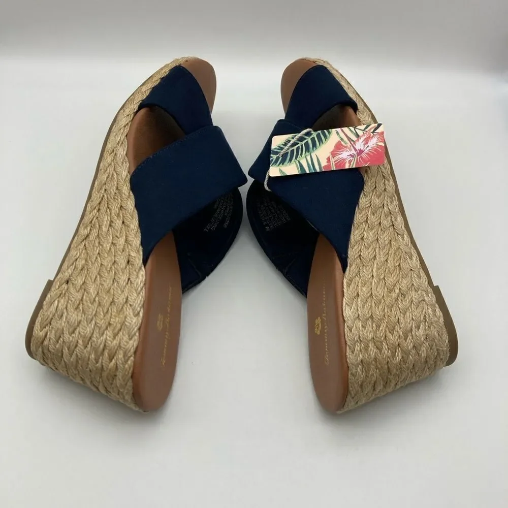 NWT Tommy Bahama Stasey Espadrille Wedge Sandals Size 9M